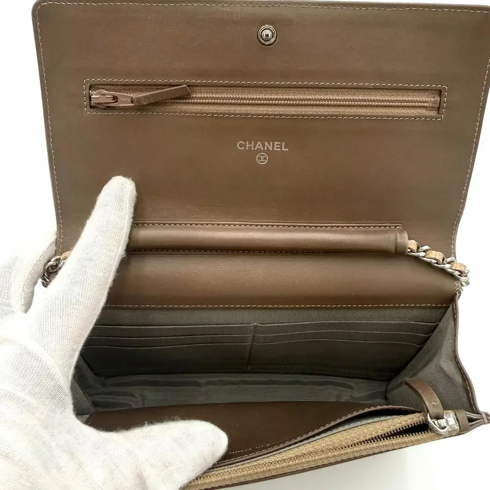 Timeless CC Caviar Leather Wallet on Chain